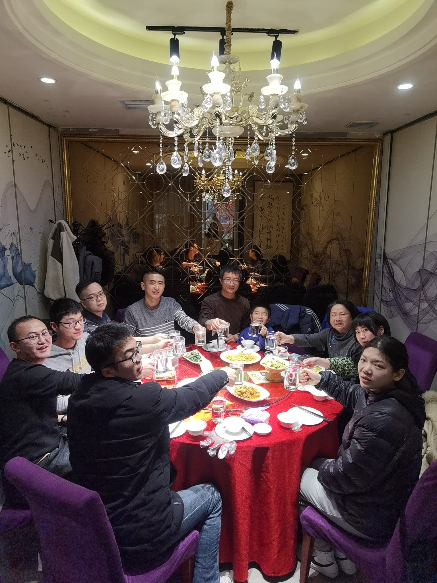 New Year Lunch of our group! New Year Lunch!